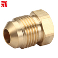 K513 UNF Male Threaded Copper Pipe Flare Fitting: SAE 45 Degree Flare for Refrigeration Applications1