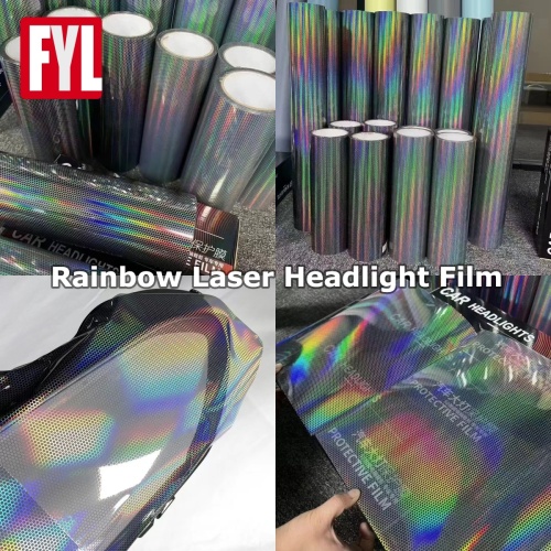 Rainbow Laser Favose Headlight Film