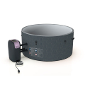 Dropstitch LED Lights Round Spa Pool - Inflatable Hot Tub for 4-6 People (Indoor/Outdoor)1