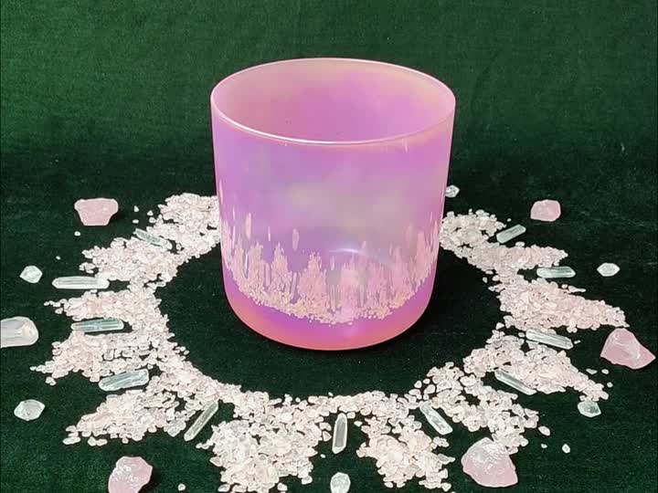 Cosmic crystal singing bowl