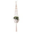 Handmade Macrame Plant Hanger Set: Cotton & Jute Rope Indoor/Outdoor Decor1