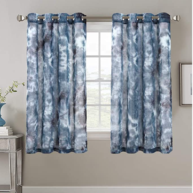 tie dye curtain