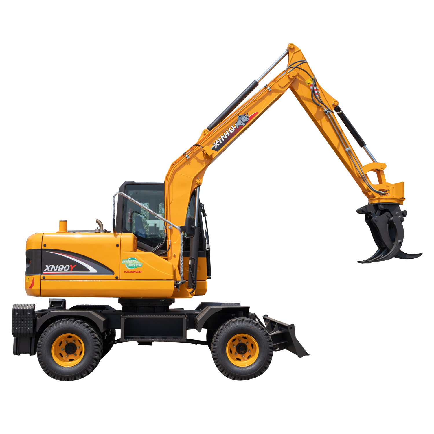 6 Ton wheel excavator 60kw