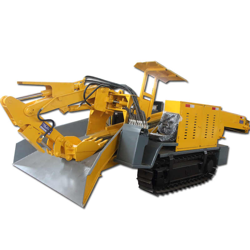 crawler mucking loader for mining