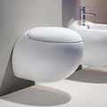Modern Bathroom Wall Hung Toilet Bowl - Sanitary Ware Rimless One Piece WC Set1