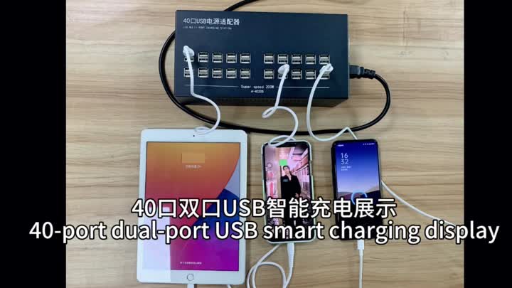 40506080dual Port Smart Charger