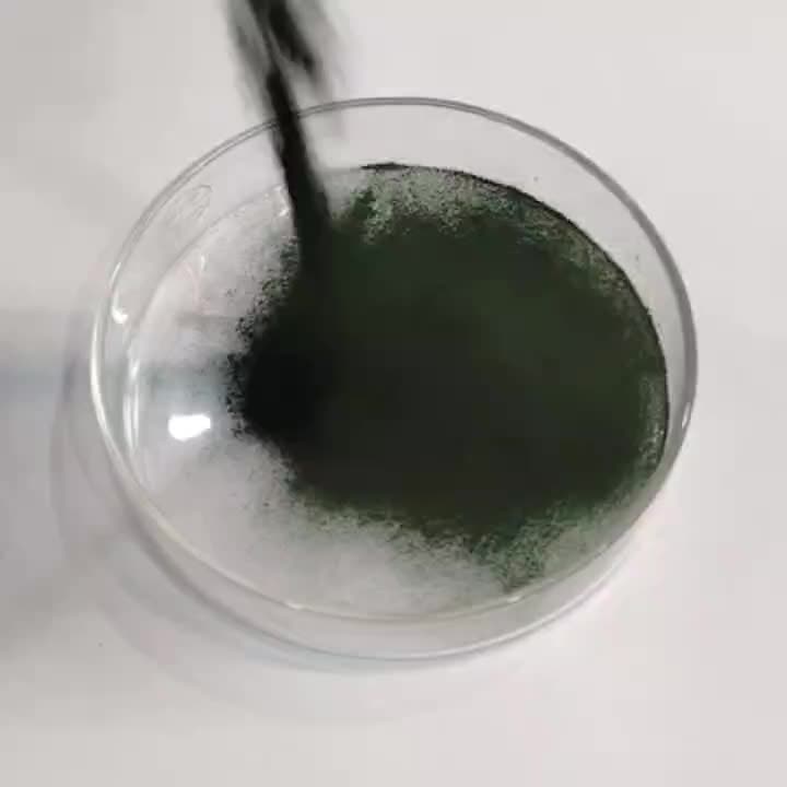 Polvo de flujo verde