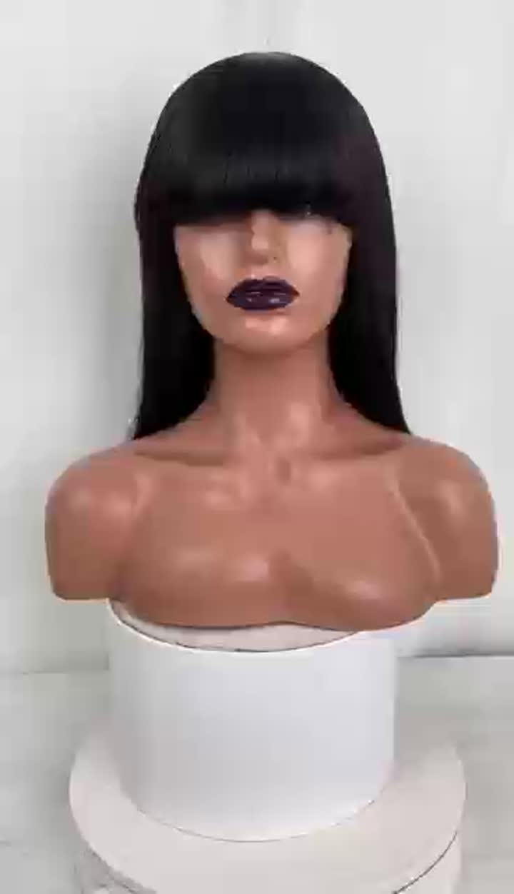 16 inji wig da bang