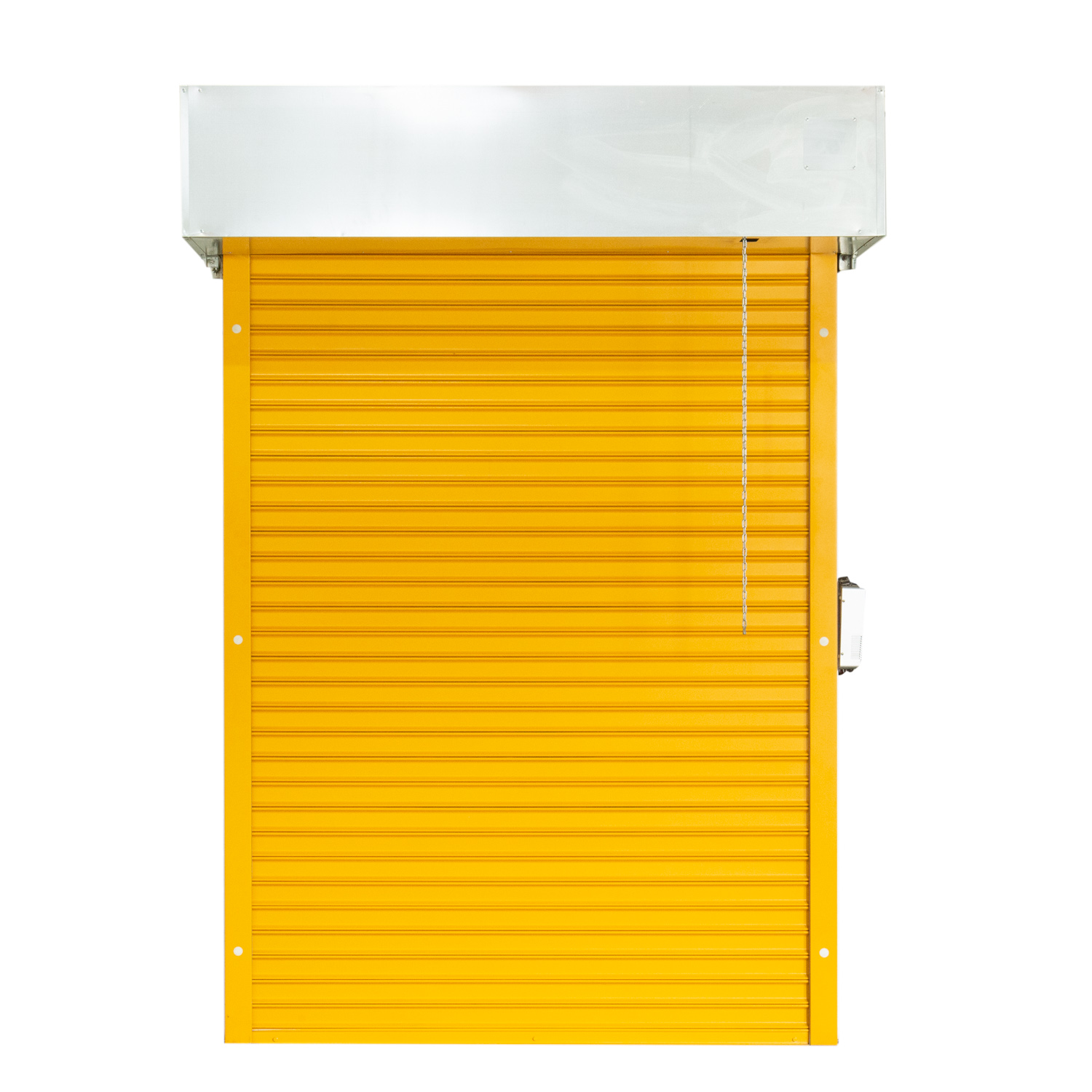 Steel roller shutter door