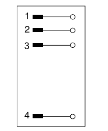 SVLEC 7/8 '' Πεδίο-Wireable Connector αρσενικό ευθεία 4-πόλο