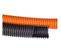 PA 105 Degree Black Orange UV Resistant Cable Conduit Hose UFW Corrugated Tube1