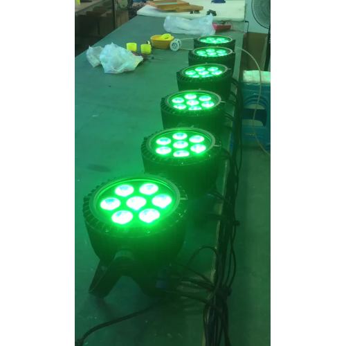 7x15W 5in1 مسطح مضاد للماء LED LID PAR