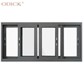 Guangdong Factory Huge Aluminum Tempered Glass Windows With Grill Sliding Window With 4 Panels1