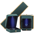 Han Hong Factory Wholesale Luxury Box Box Organizzatore Collana Orecchini in bracciale Anello con gioielli a LED verde chiaro Box1