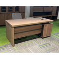 Modern L-Shaped Executive Melamine Wood Desk for Home Office1