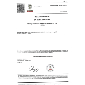 RECOGNITION FOR BV MODE II SCHEME