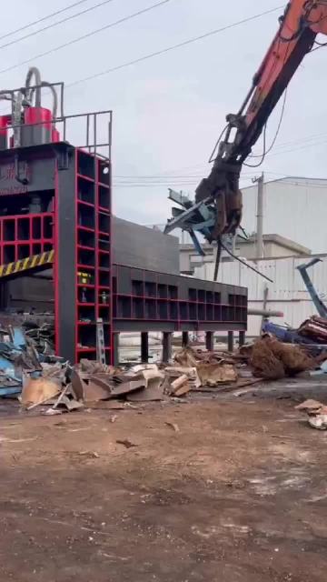 scrap steel cut machine