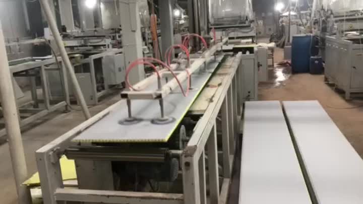 advanced production equipment for pvc panels