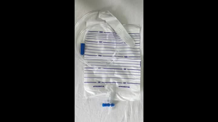 Urine bag with belt