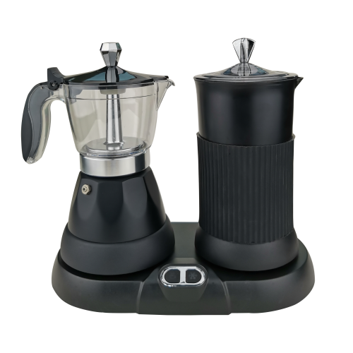 2 in 1 coffee maker & milk frother