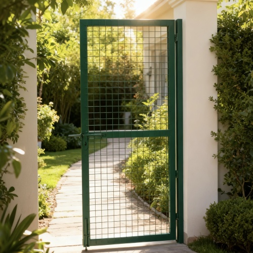 Cancello del recinto del giardino sul retro