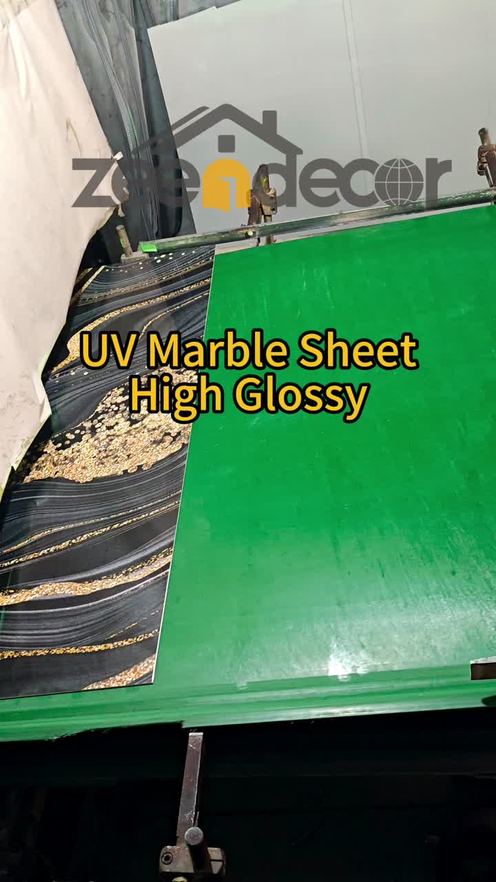 Dòng sản phẩm tấm ốp tường SPC mạ vàng