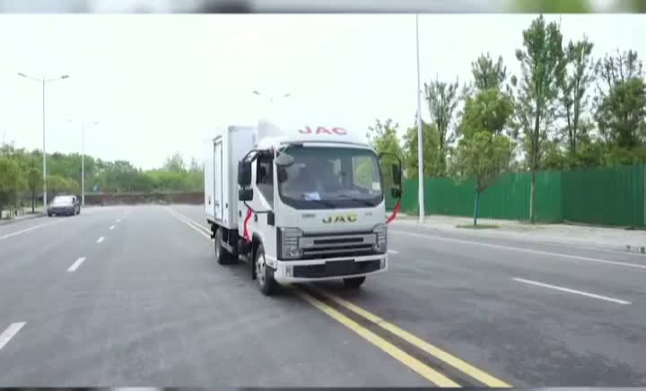 JAC 3 metros de doble fila Camión refrigerado