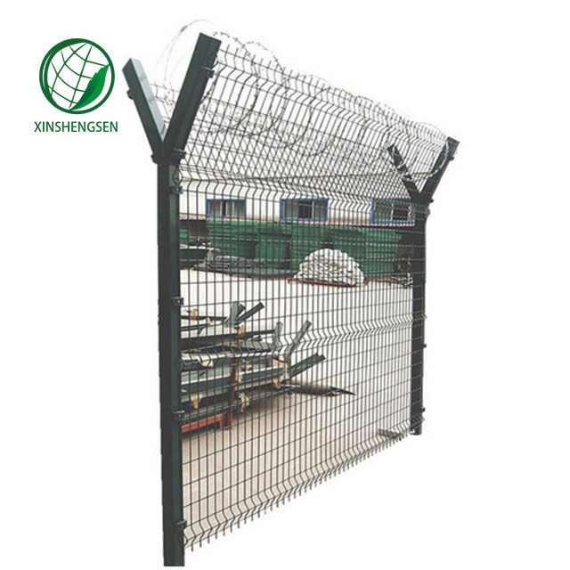 Afrika Selatan 12*76mm Aperture Electric Galvanized Anti Climb 358 Fence1