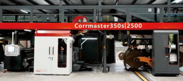 2500mm Corrmaster 7-ply, 5-ply and 2-ply lines on site