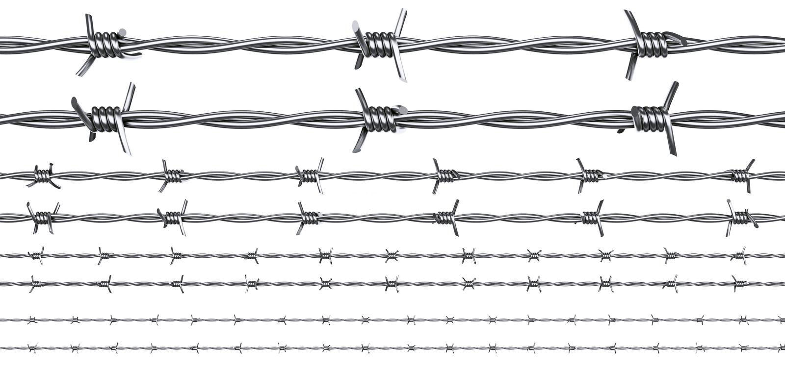 Factory Direct Prison Prison Barbado Crega Hot mergulhado galvanizado Fio farpado a granel em massa galvanizado