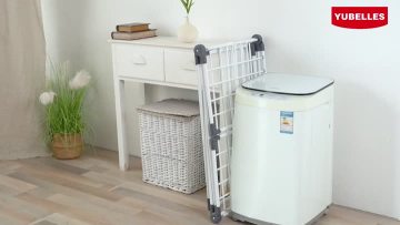 Foldable drying rack with extra wings