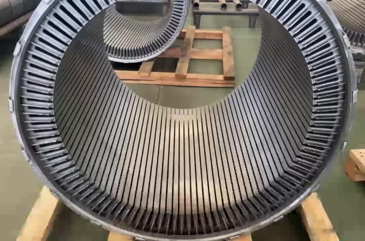 cleat stator core