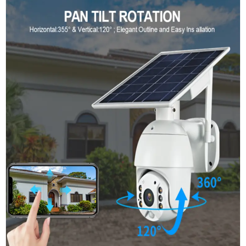 Cost Effective Solar Security Camera is popular in the market, popularizing the new trend of home security monitoring