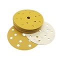 Manufacturer Waterproof Yellow Sandpaper Sanding Disc Aluminum Oxide Hook and Loop Abrasive Disc for Automotive and Wood1