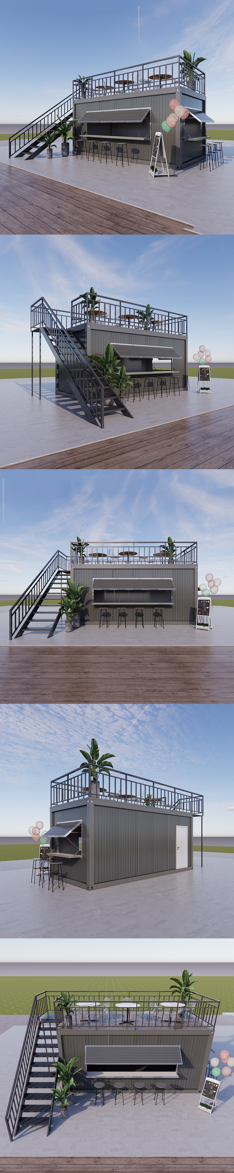 container bar house