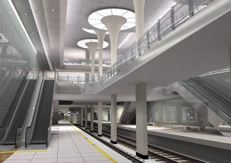 Metro İstasyonu ve Otoyol Tüneli