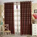Low Price Luxury Jacquard Burgundy Window Curtains: Latest Fashion Designs1