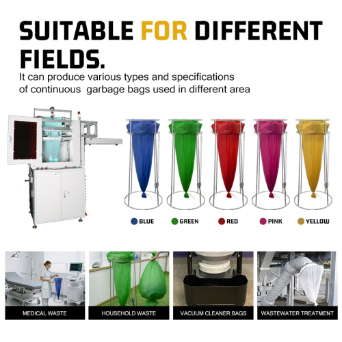 Máquina portátil de fabricação de sacos para recarga de resíduos de banheiro: uma solução chave para mercados de saneamento externo