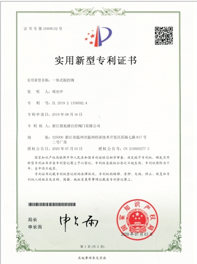 Integrated programmable valve