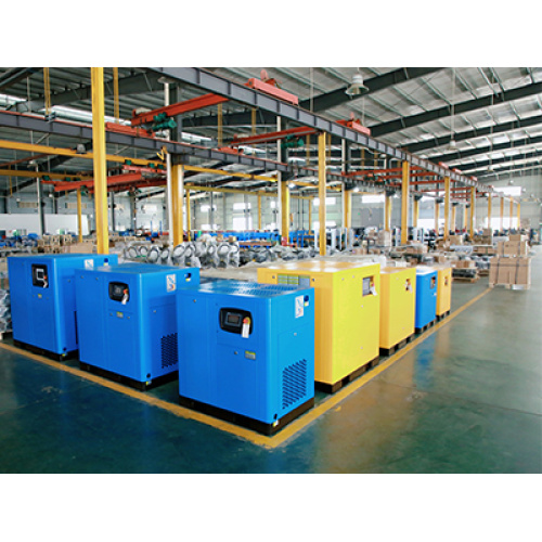 How to distinguish between screw air compressors: permanent magnet and power frequency types.