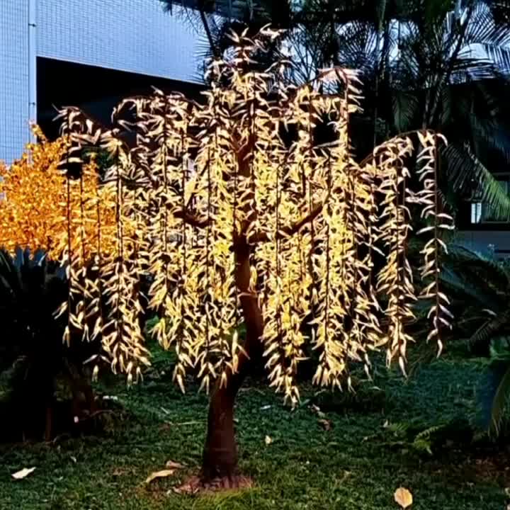 LED Lighted Weeping Willow Tree