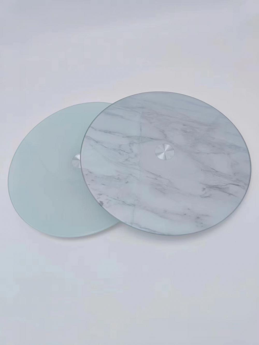 glass lazy Susan