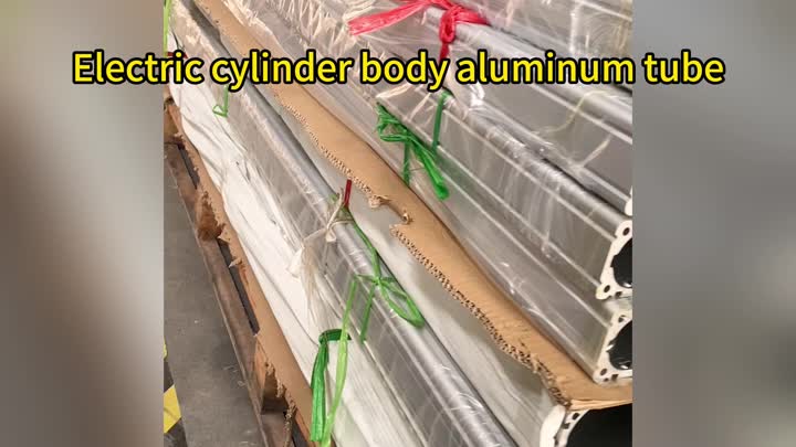 Tubo de aluminio de cilindro eléctrico