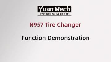 C9572 Tire Changer 17 inch Wheel Operation