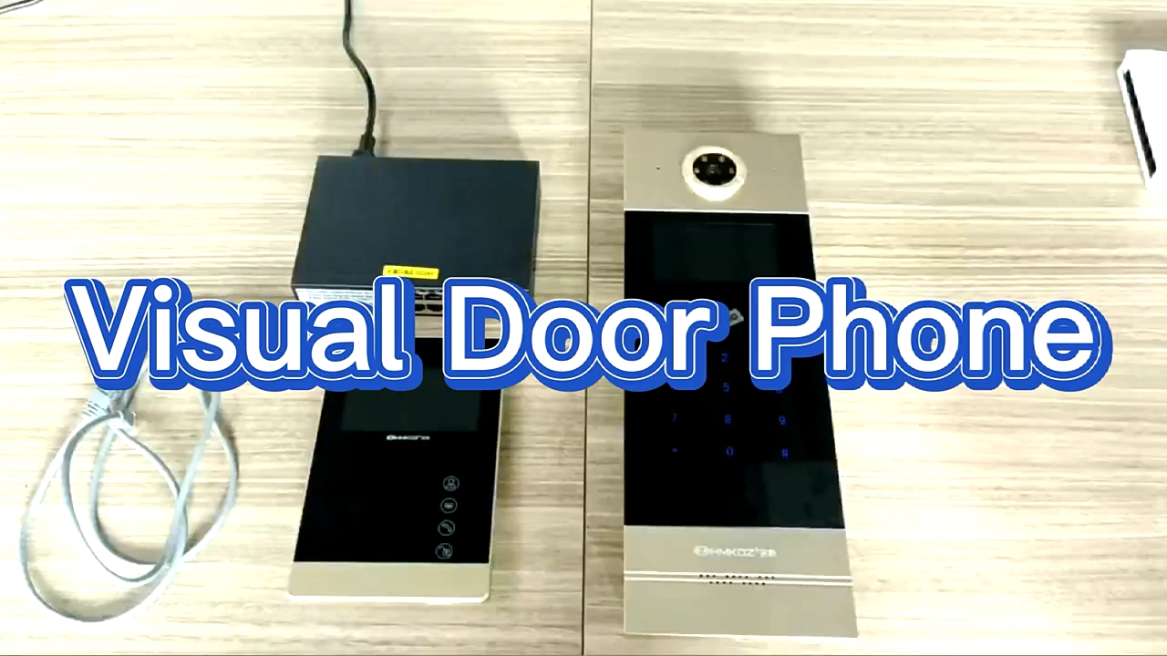 Apartment Building Wifi Visible Doorphone Doorbell Camera Visiophone Ip Touch Screen Video Intercom System Doorbell1