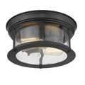 Modern Industrial Seeded Glass Flush Mount Ceiling Light for Kitchen and Hallway1