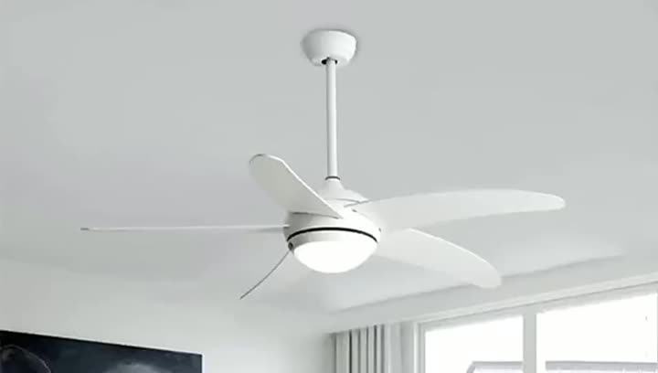 Low weight ceiling fan