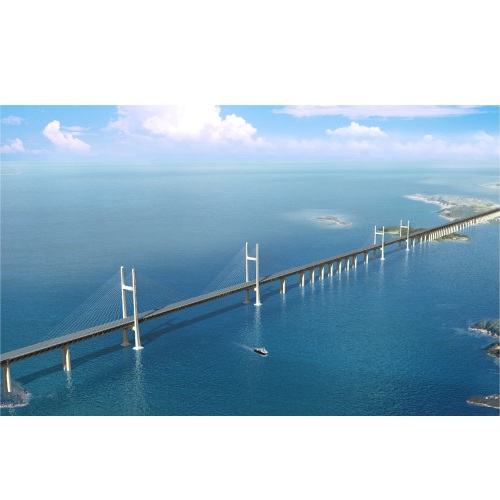 FYG HZS180D modular mixing plants have participated in the construction of   the  Pingtan Strait cross-sea bridge