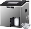 CE ETL Certified Cube Shaped Ice Maker with Auto Filling Stainless Steel Water Bottle and Shaver1