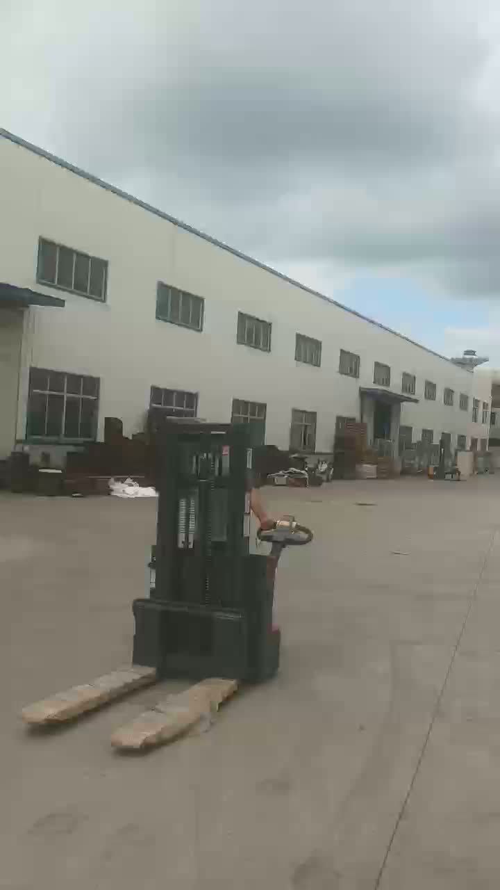 Pedestrian driven fully electric forklift